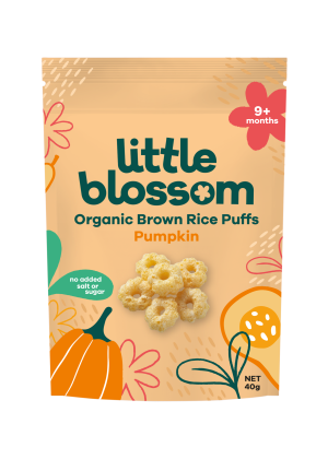 Organic Brown Rice Puffs | Pumpkin