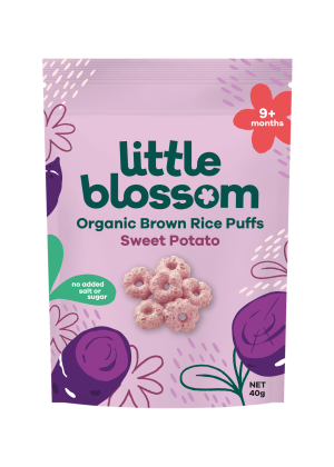Organic Brown Rice Puffs | Sweet Potato